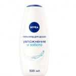 Гель-догляд для душу Nivea Зволоження та догляд 500мл - image-0